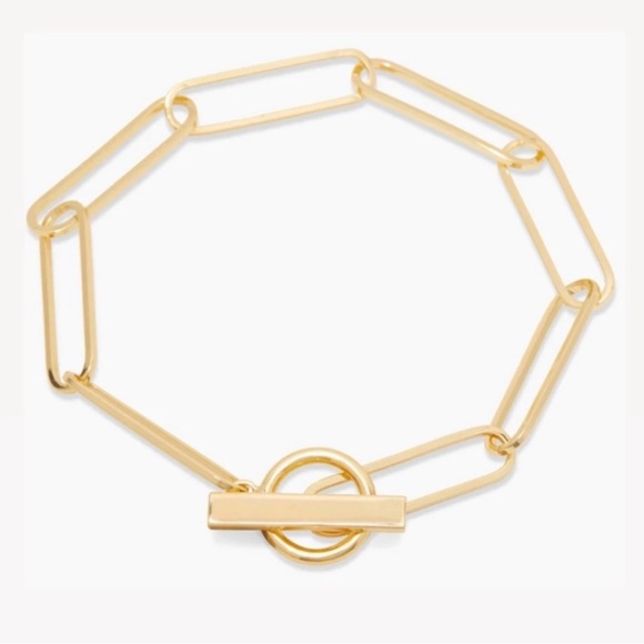 Gorjana Harper Paperclip Chain Bracelet - Picture 1 of 4